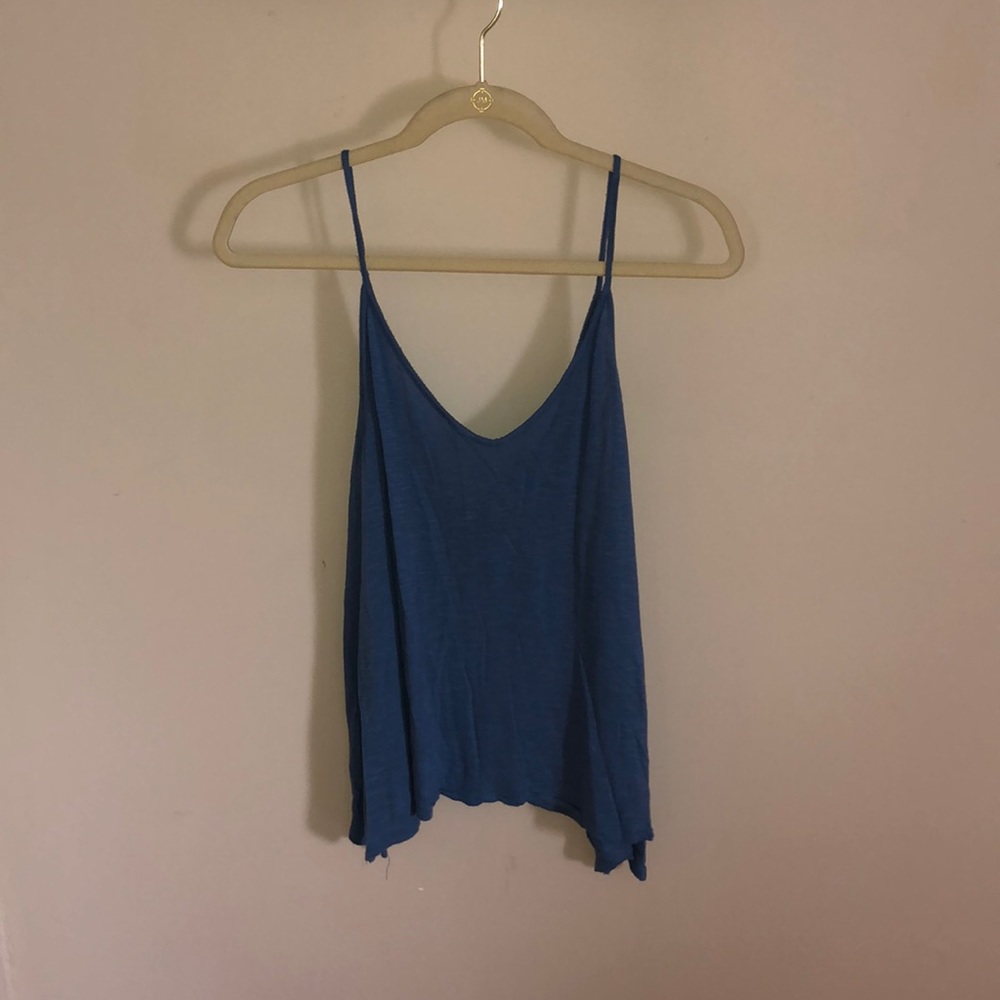 Blue tank top